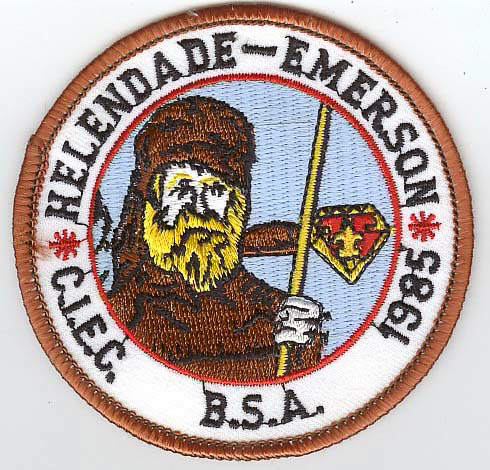 1985 Camp Emerson Brown Border Patch