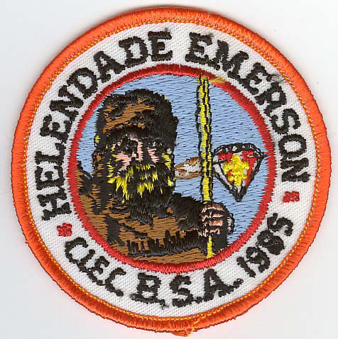 1985 Camp Emerson Orange Border Patch