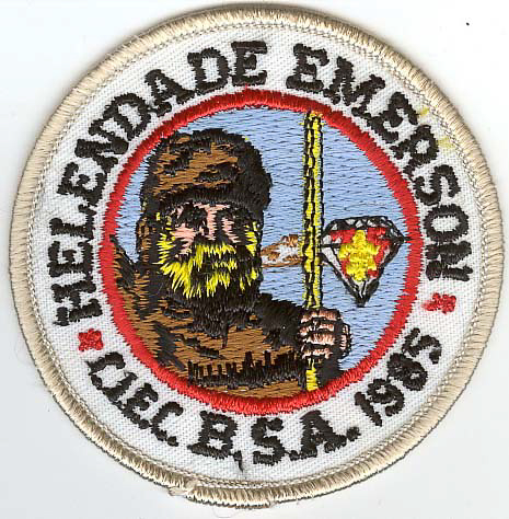 1985 Camp Emerson White Border Patch